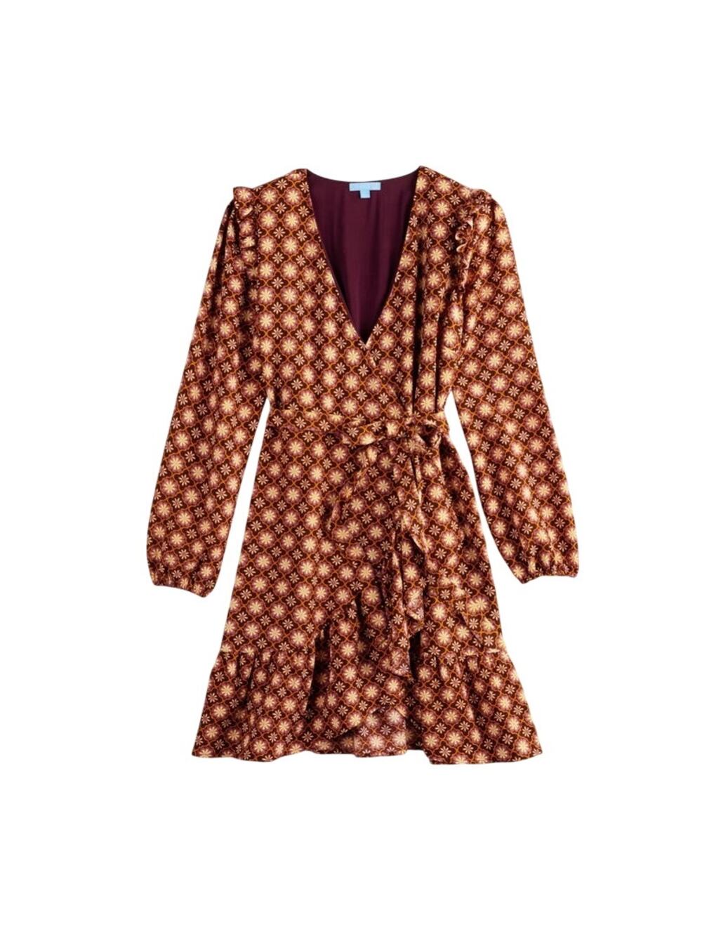 Draper James Geo Wrap Dress Size XXL